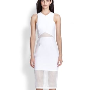 New Nicholas honeycomb mesh dress